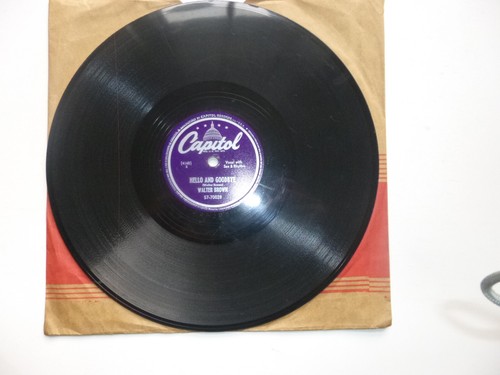WALTER BROWN Inform Me Baby 78 RPM 1950's Blues - Picture 2 of 2