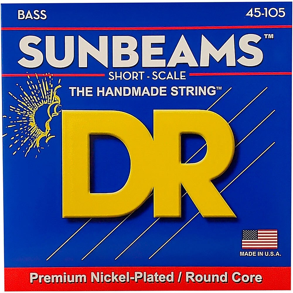 DR Strings Sunbeams SNMR-45 Средне-короткая гамма 4-струнных басовых струн