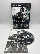 Medal of Honor: Vanguard (PS2, 2007) *CIB* Great Condition Black Label FREE SHIP