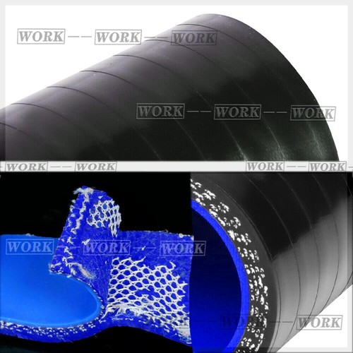 Black Silicone Hose Fit 93-03 02 Subaru Legacy BD5/BG5 BE5/BH5 GT/RS Twin Turbo - Picture 8 of 10