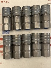 (10ea) Parker FEM-371-6FP Hydraulic Quick  Coupler 5000 PSI , Free Shipping!!!