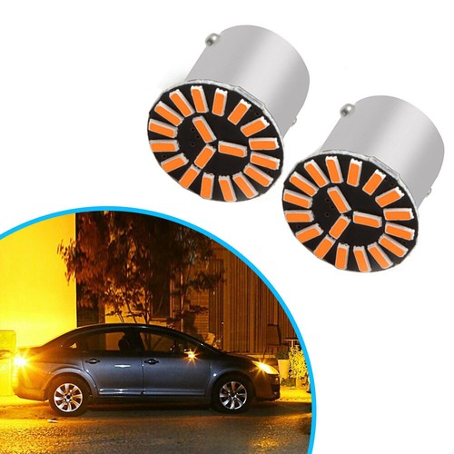 4x Car LED Rear Turn Signal Light Blinker Indicator Amber Bright Bulb 1156 7506 - Picture 10 of 12