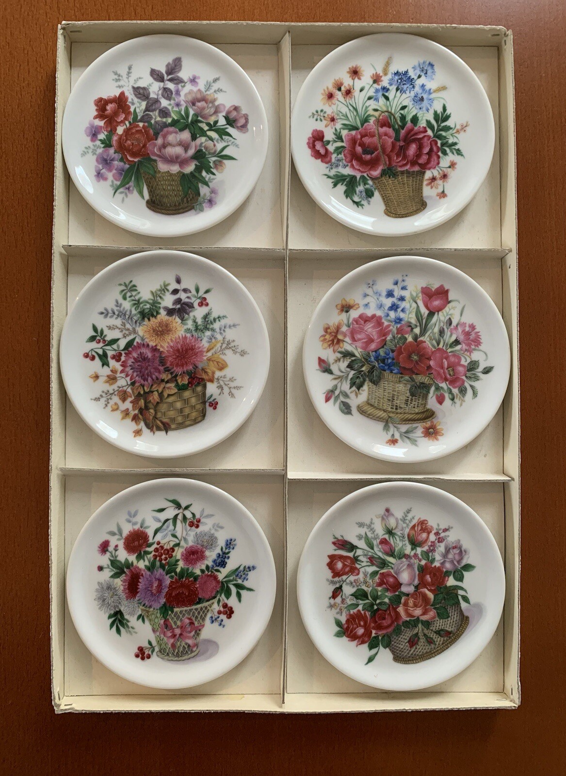 6 x Sammelteller Zierteller Untersetzer Porzellan Seltmann VOHENSTRAUSS Top Zust