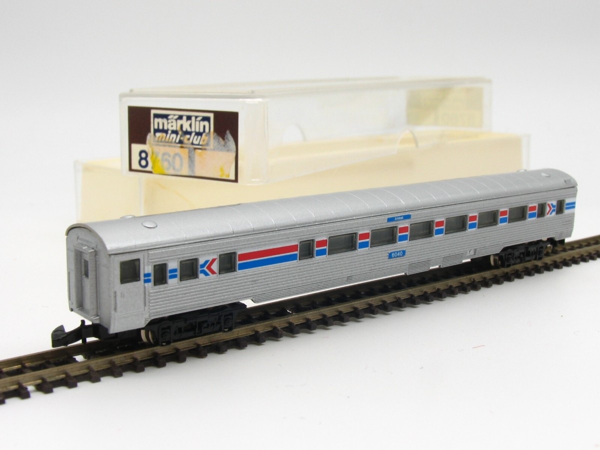 MÄRKLIN mini-club 8760 Personenwagen Amtrak US Spur Z OVP HS 1459