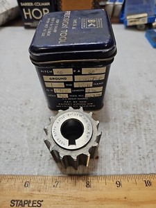 BCCO M2 GEAR HOB CUTTER 48DP 20°NPA RH FIN N TOP .65 - .9 ARBOR EXCELLENT COND