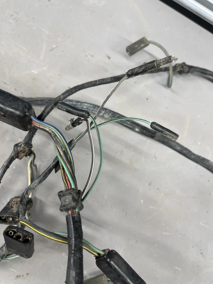 1965 1966 Ford Galaxie Firewall Headlight Wiring Harness Radiator Support OEM OE - Image 4 of 4