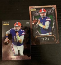 2 Kyle trask rookie card WILD CARD Matte insert variation ROOKIE HEAT + MWW-4