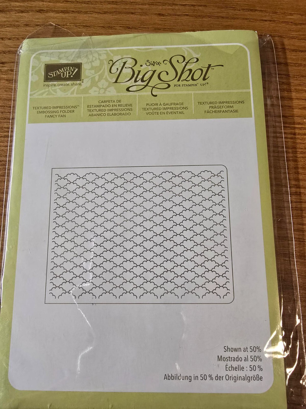 Stampin' Up! Fancy Fan Embossing Folder