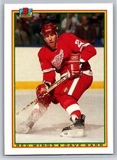 1990-91 Bowman Dave Barr Detroit Red Wings #231