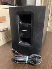 Bose Lifestyle 135 Entertainment System 329009 Black Subwoofer w/Cord UNTESTED