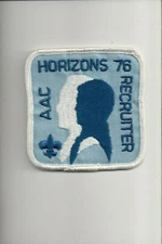 1976 Atlanta Area Council Horizons Recruiter patch