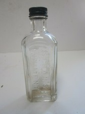 ANTIQUE CLEAR SLOAN'S LINIMENT TWIST TOP BOTTLE