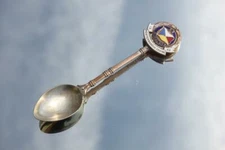 P&O ORIENT LINE SS HIMALAYA UNUSUAL MED CRUISE 1952 SOLD ONBOARD SOUVENIR SPOON