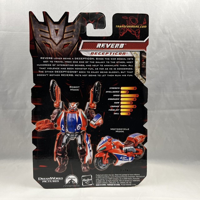 Transformers Revenge of The Fallen ROTF Scout Class Reverb Hasbro Toy ...
