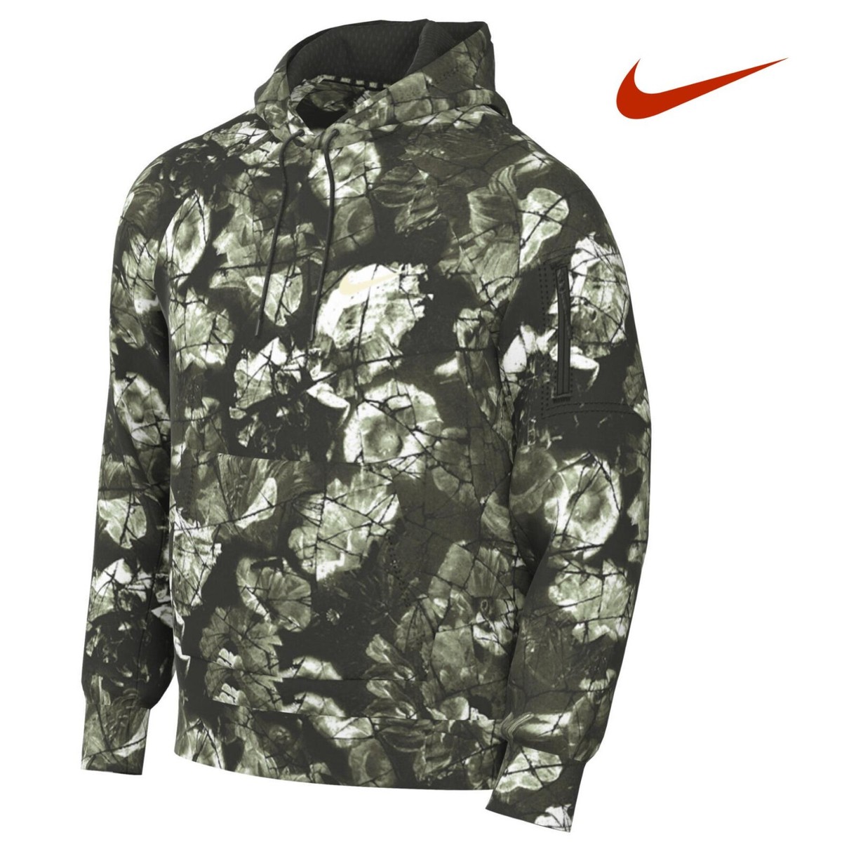 nike therma sweatshirt camo