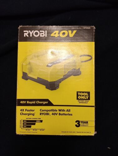 RYOBI 40V Lithium-Ion Rapid Charger