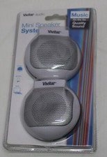 Vivitar Compact Speaker System V03017 White Brand New