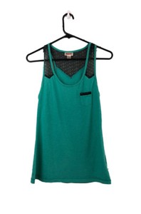 Mossimo-Women-039-s-Tank-Top-Size-Small-Blue-Black