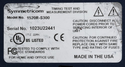 Symmetricom SyncServer PTP S300 UPGRADED GPS NTP Network Time Server NEW DISPLAY - Picture 11 of 23