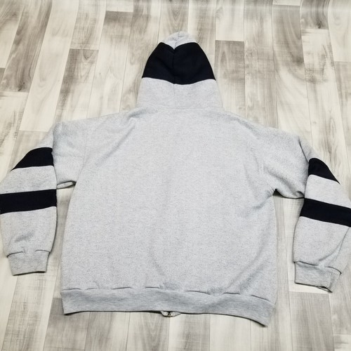 ✅Vintage 90s Macgregor Sports Collection Full Zip Grey Hoodie XL *NO DRAWSTRING - Picture 3 of 8
