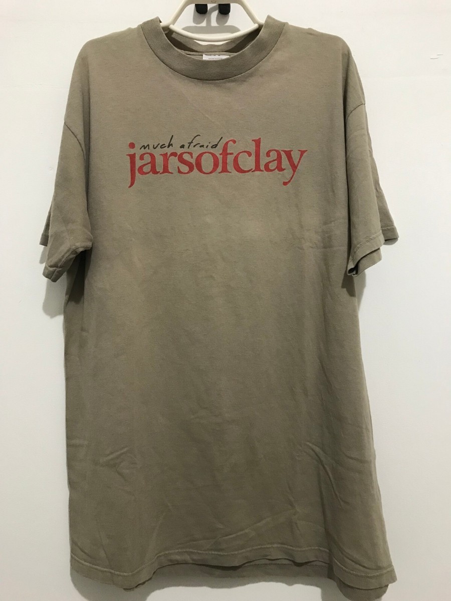 OVERCAST バンドTシャツ 90s L メタルコア Vintage 90's Jars Of Clay Much Afraid Rock Band Tour T-Shirt | eBay