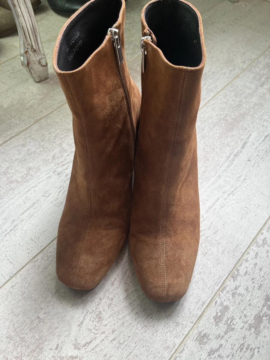 The Kooples Caramel Suede Ankle Boots
