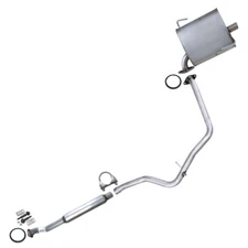 Stainless Steel Resonator Pipe Muffler Exhaust Kit fits: 2014-2018 Forester 2.5L