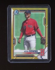 2021 Bowman Chrome Gold Refractor /50 - Jeter Downs BCP-169 - Boston Red Sox