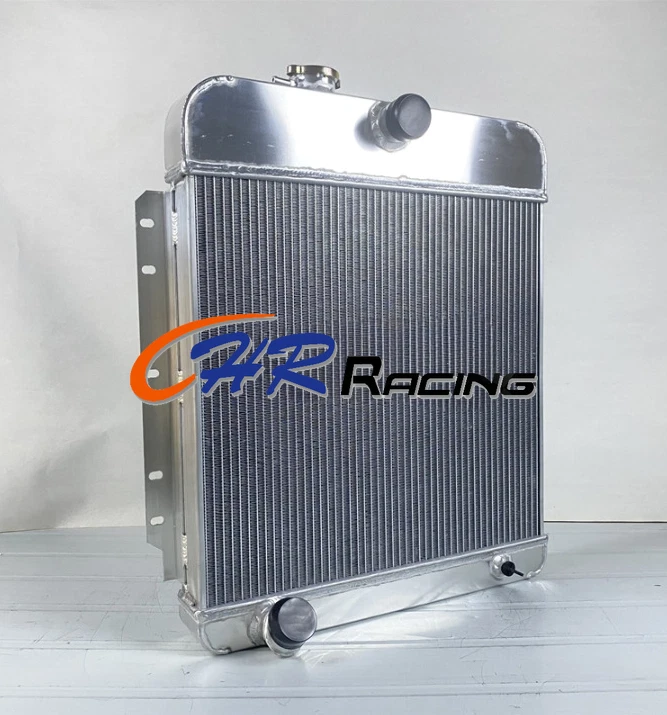 Radiador de aluminio de 5 filas para Cadillac serie 1949-1956 60/61/62/75 V8 5,4 L MT Foto 3 de 4