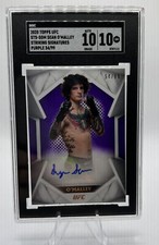 SGC 10 GEM 2020 Sean O’Malley Topps UFC Striking Signatures Auto Purple /99