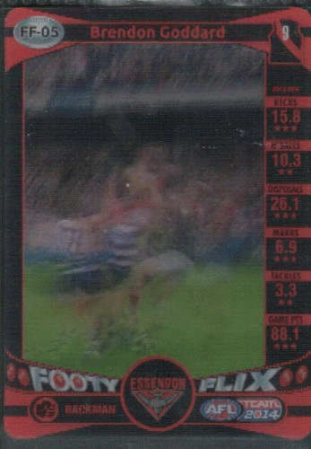 2014 AFL TEAMCOACH FOOTY FLIX INSERTS; Individual Card Sale. - Picture 3 of 12
