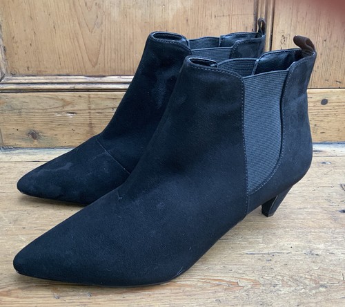 black suede ankle boots next