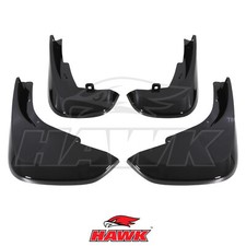 GLOSS BLACK MUD FLAPS KIT MUDFLAPS SPLASH GUARD FOR LAND ROVER DEFENDER L663 20+