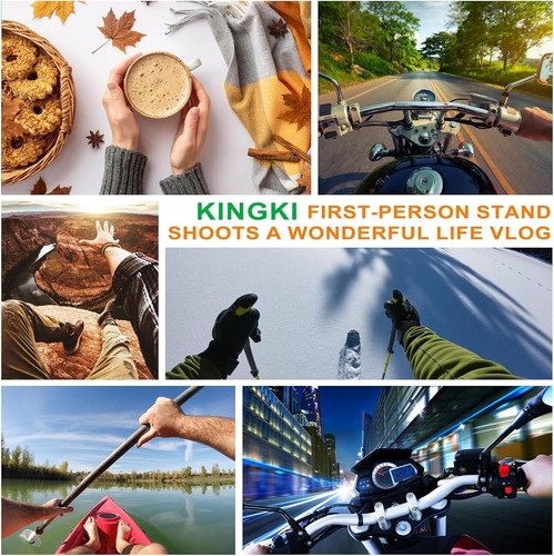 KINGKI Mobile Phone Chest Strap Harness Mount Head Strap Holder Kit for Pov/Vlog - 第 7/8 張圖片