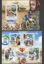 CA815 2012 CENTRAL AFRICA ORGANIZATIONS ACTION AGAINST FAMINE BL+KB MNH