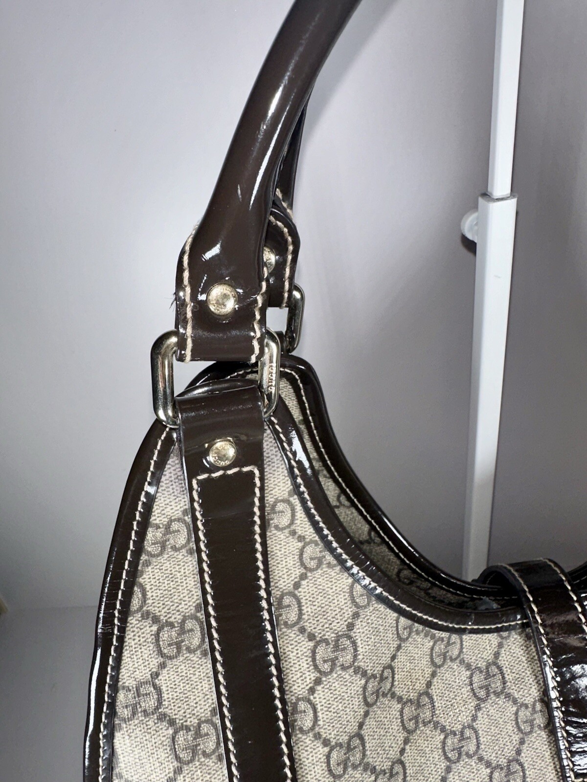 Authentic GG Plus Monogram Medium Joy Shoulder Bag - image 9