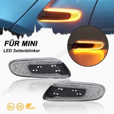2x Led Seitenblinker Blinker für MINI Cooper F55 F56 F57 ab 2021-2024 | Schwarz 2x Led Seitenblinker Blinker für MINI Cooper F55 F56 F57 ab 2021-2024 | Schwarz