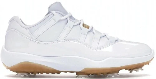 Jordan 11 Golf Low Metallic Gold