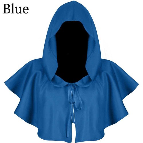N473 Steampunk Plague Doctor Death Costume Cape Renaissance Wizard Grim Reaper - Picture 8 of 9