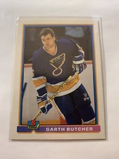 Garth Butcher St. Louis Blues Bowman 91-92