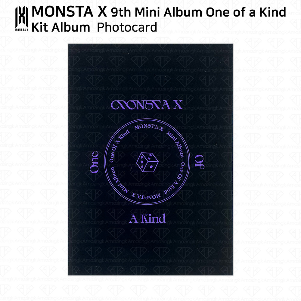 MONSTA X 9th Mini Album One Of A Kind Kit Official Photocard KPOP