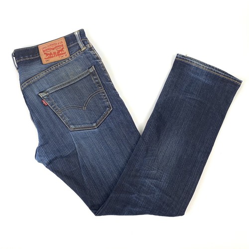 Blue Athletic Taper Fit Denim Pants | eBay
