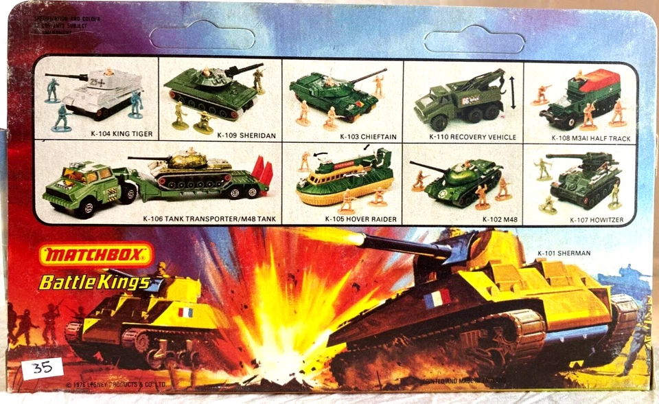 Matchbox 1976 Battle Kings Series K-112 DAF Ambulance (Seller Cat#0318) - Image 3 of 4