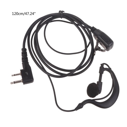 Reliable Earhook Headset for Two Way Radios Suitable for ICV8 V80 V80E V82 V85 - Zdjęcie 8 z 8