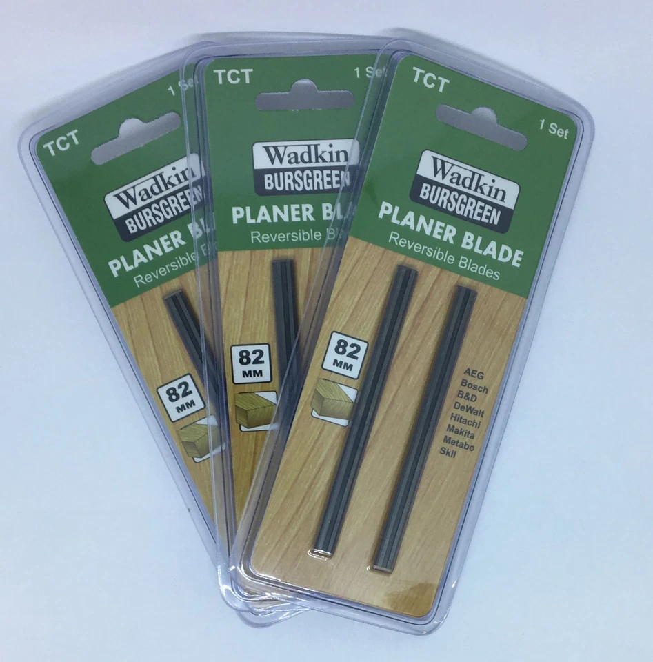 HOJAS CEPILLADORAS TCT DE LARGA DURACIÓN 3-1/4" Black & Decker BD710 DN710 DN720 BD711,KW71 Foto 3 de 4