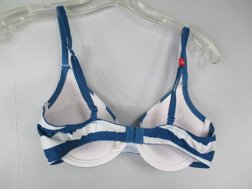 SO 36 B Blue Beach Stripe Underwire Bra - Picture 12 of 12