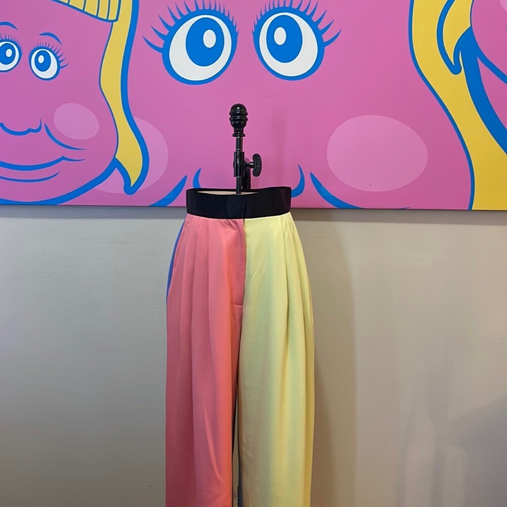 Marc Jacobs 9.12.2018 Runway Color Block Wide Leg Pants NWT Marc Jacobs 9.12.2018 Runway Color Block Wide Leg Pants NWT