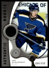 2005-06 SP Game Used Jay McClement Rookie 004/999 St. Louis Blues #146