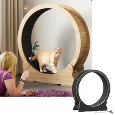 MONDEER XL Cat Exercise Wheel 43.3" Treadmill Silent Running Wheel Cats Toy