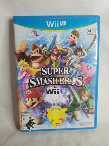 Super Smash Bros (Nintendo, WII U) Clean Disc, Fast Shipping